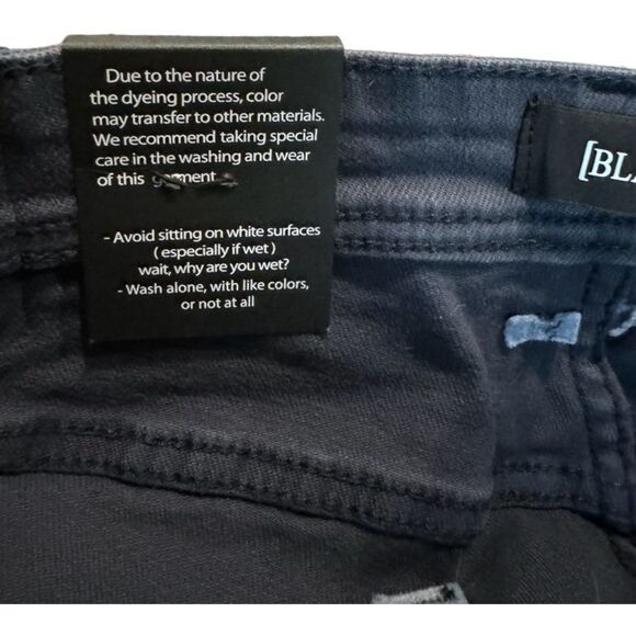 Men Blank NYC Wooster Jean slim fit 33x32 NWT MSRP $128 dark navy charcoal color - Picture 5 of 5